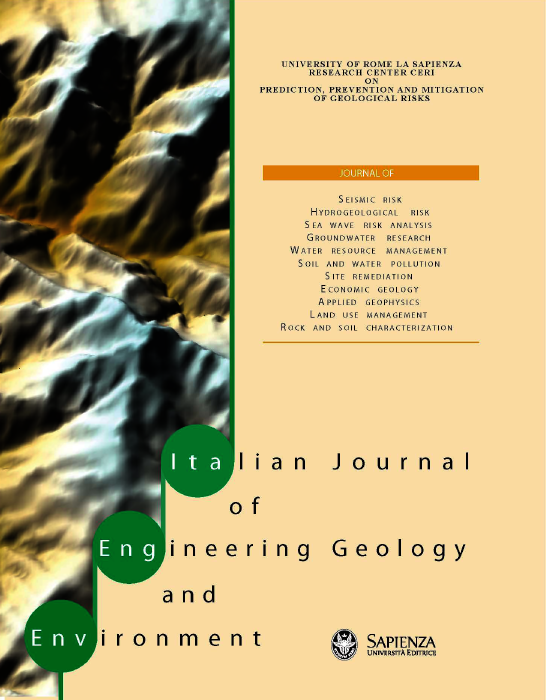 Italian journal of engineering geology and environment - home page